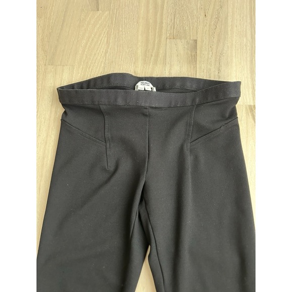 HELMUT LANG Black Rayon Blend Leggings Petite Sz XS Small Style CS1530H - Picture 2 of 6